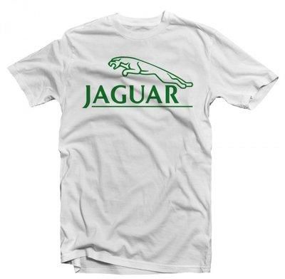 Hobbyhubart Jaguar Car Logo Men S Cotton Print T Shirt White