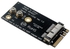 Wireless Card To A/E Key Adapter Card Black/Gold