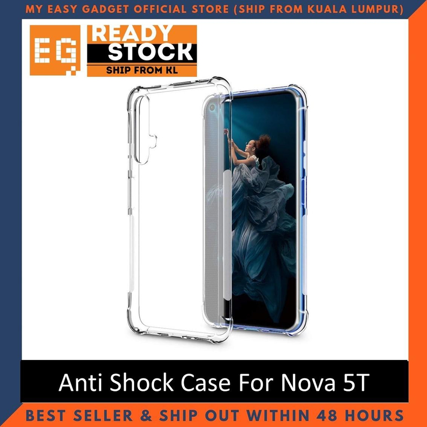 Huawei Nova 5T / Nova 5i Anti Shock bumper case TPU Transparent Shockproof Cover
