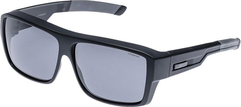 Polaroid Rectangle Black Unisex Sunglasses - PLD 9001/S-DL5-63-Y2 - 63-12-133 mm