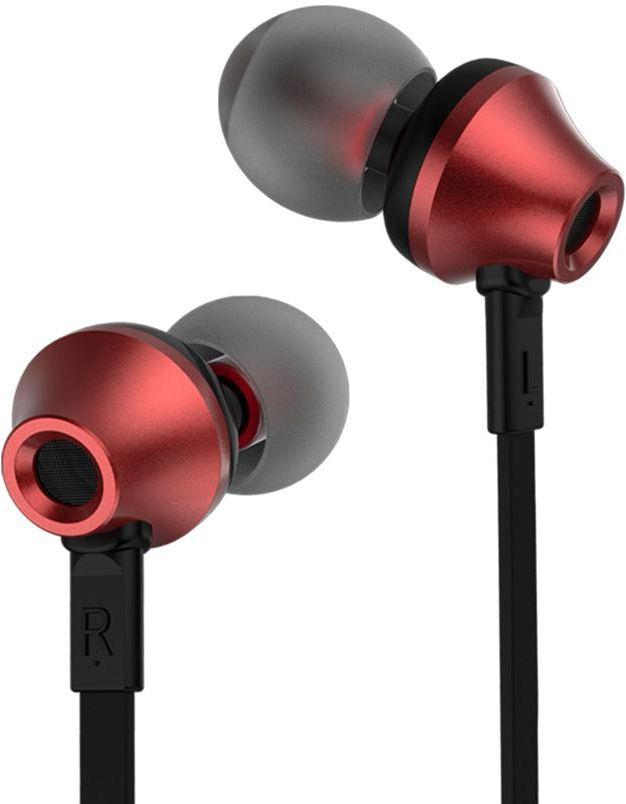 Remax RM-610D In Ear Headset - Black and Red