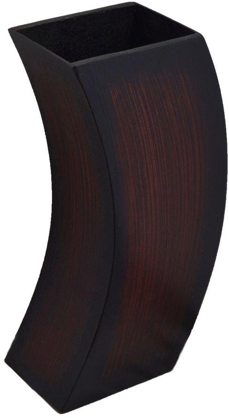 J.S.W Wooden Vase - Modern - 35 Cm