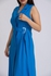 Esla Notched Lapel Sleeveless Dress - Indigo