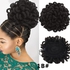 Synthetic DreadLock Afro Puff Hair Bun Chignon Drawstring Ponytail Faux Locs Clip In Pony Tail Hair Pieces for Black Women