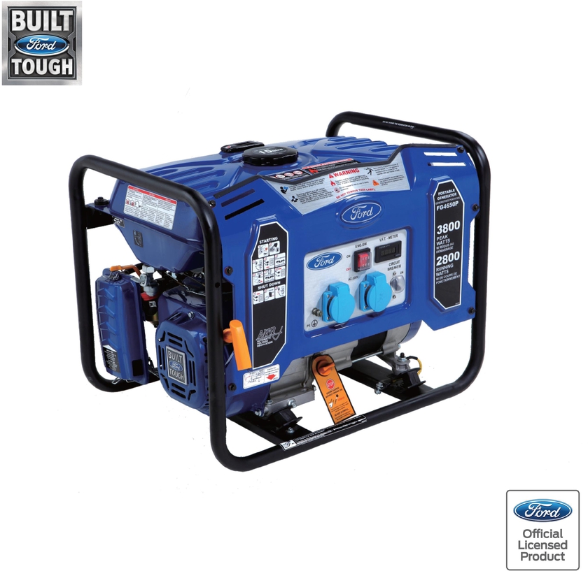 Ford FG4050P 3500W Peak 2500W Rated Portable Gas-Powered Generator