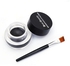 2Pcs Waterproof Eye Liner Eyeliner Shadow Gel Makeup Cosmetic Brush Brown Black-Brown