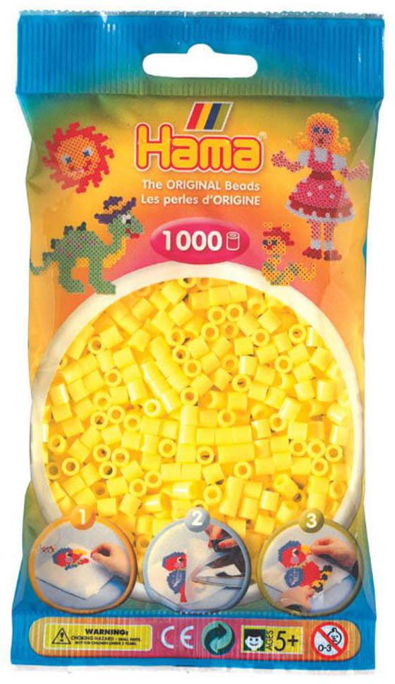 Hama - Midi Beads In Bag - Pastel Yellow- Babystore.ae