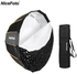 LED Quick Set-up Folding Umbrella Soft Box For Aputure 120D II Bowens Mount Flash Light 120cm Black