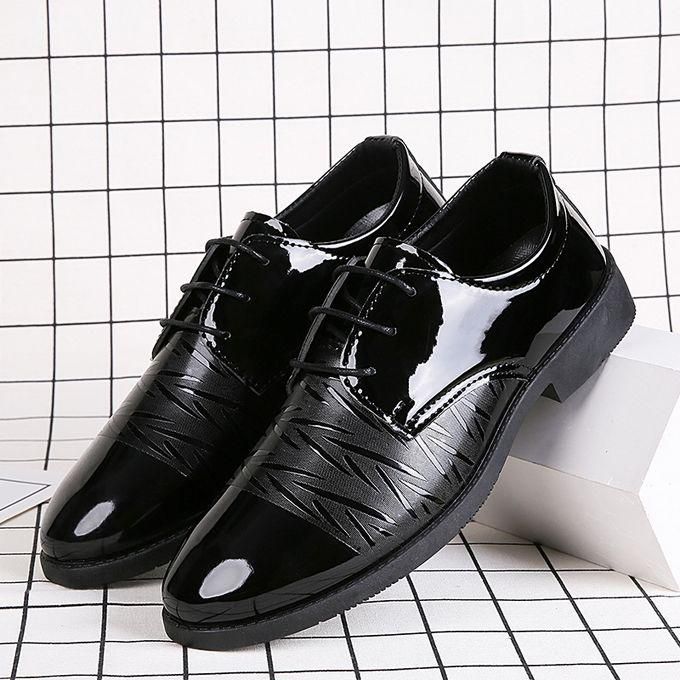 Men's Business Dress Casual Cooperate Shoes - Black