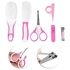 Baby Nail Care Multi Function Infant Finger Trimmer Set -Pink,(6 Piece).