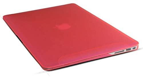AP Matte Translucent Slim No-Cut-Out Design Logo See-Thru Rubber Shell Skin Coated Hard Case, Pink