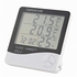 RDN Wall Hanging Digital LCD Thermometer Hygrometer Temperature Humidity Meter Gauge Alarm Clock /Humidity [ Model : HTC-2 ]