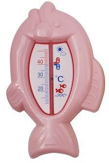 Safety 1st Lovely Fish Baby Bath Water Thermometer Meter - Pink