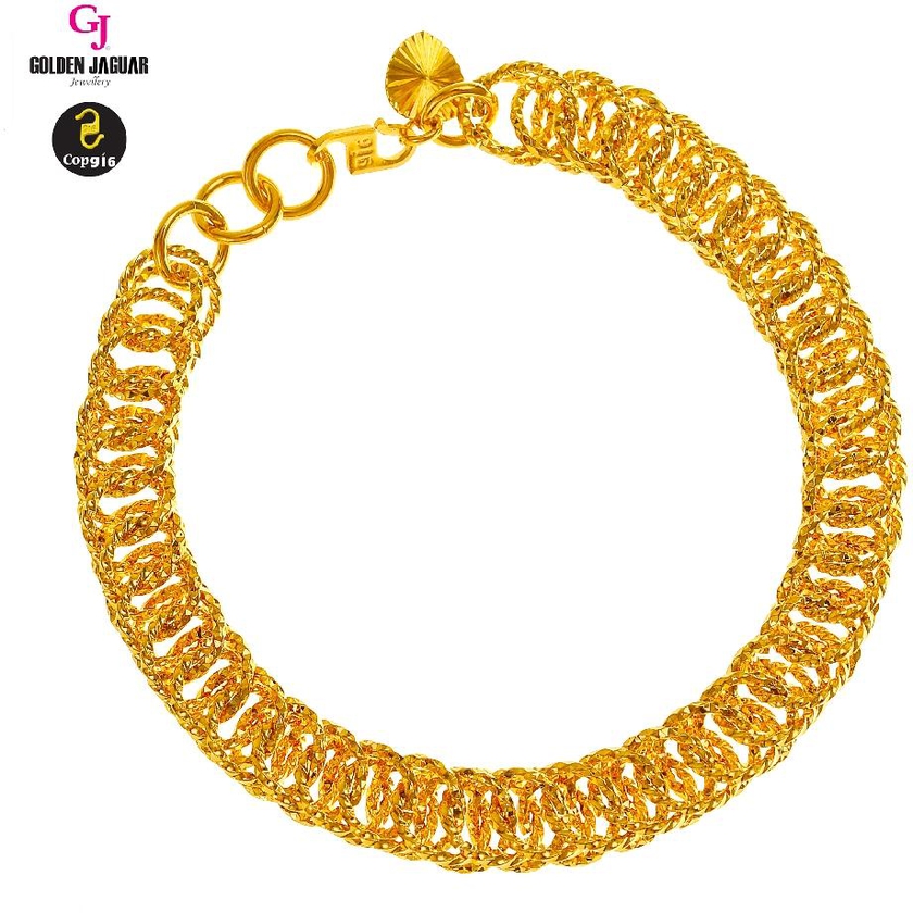GJ Jewellery Emas Korea Bracelet - Double 9.0 2660913