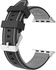 For Smart Watch Band 38mm Black Grey, Wearlizer Silicone Watch Band Replacement iWatch Silicone Straps For Smart Watch Series 3, Series 2, Series 1, Sport, Edition, Christmas Gift--38mm Black Grey