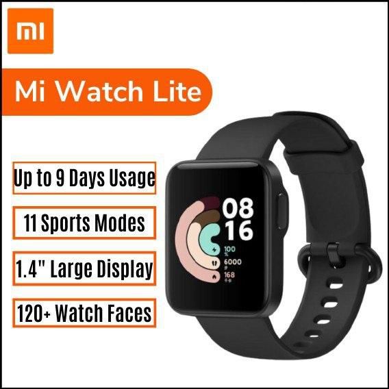 Xiaomi Mi Watch Lite AI NFC 11 Sports IP68 1.4inch Smartwatch (Black)