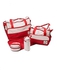 Catchy Shoulder Diaper Bag/Nappy Bag - Beige & Red