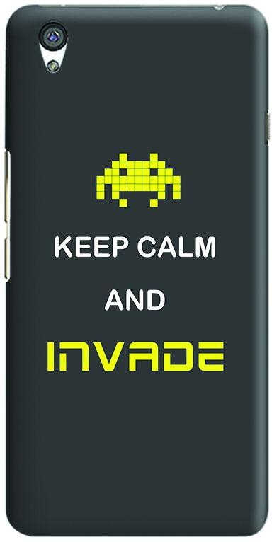 Stylizedd OnePlus X Slim Snap Case Cover Matte Finish - Keep calm and invade