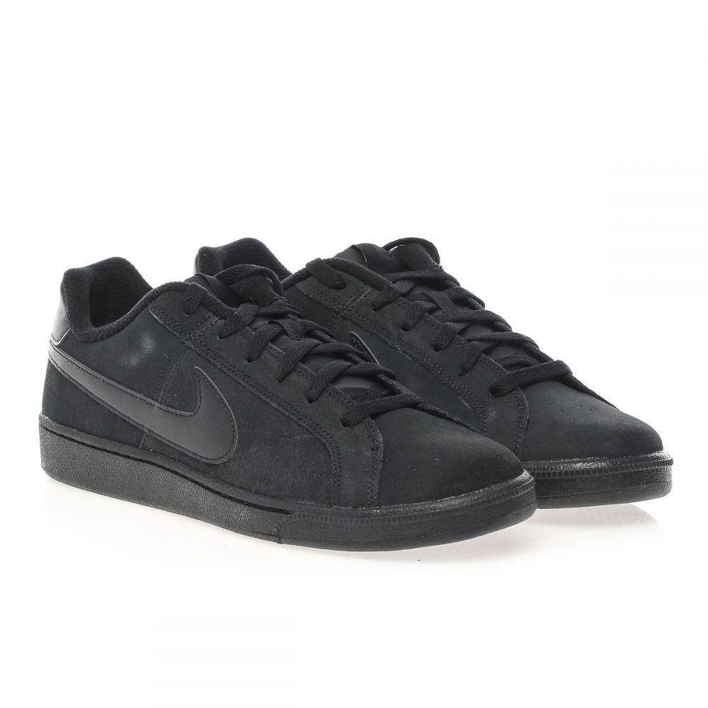 Nike Court Royale Suede Training Shoes for Men, Black/White