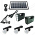 GDLITE GD 8017 A Solar Lighting System Kit With 3 LED Lights, Solar Panel