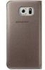 Samsung Galaxy S6 Leather Sview Cae Gold
