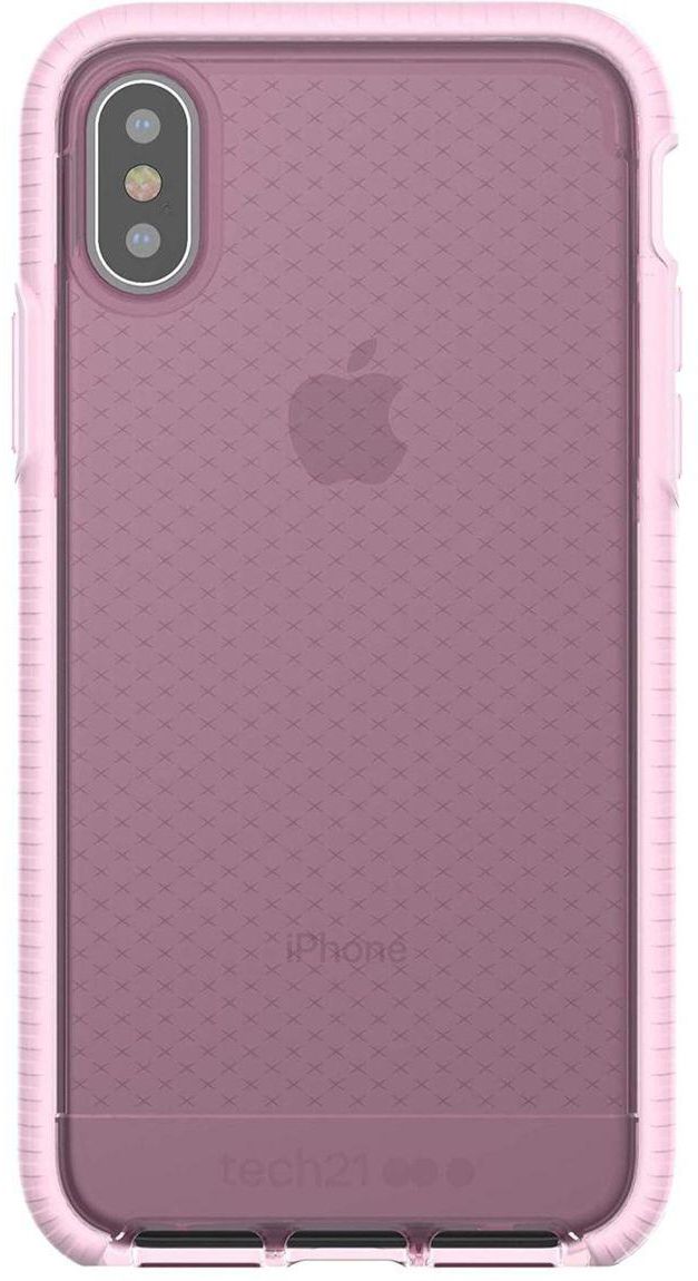 Tech21 Evo Check Case for IPhone X/XS - Clear Pink