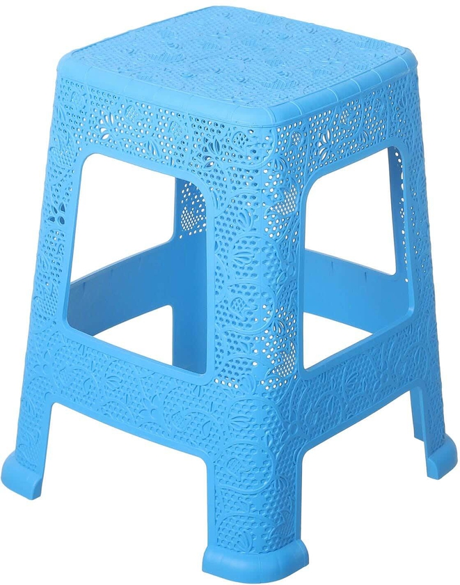 Get Crescent and Star Arabesque Kitchen Chair, 46×29 cm - Blue with best offers | Raneen.com