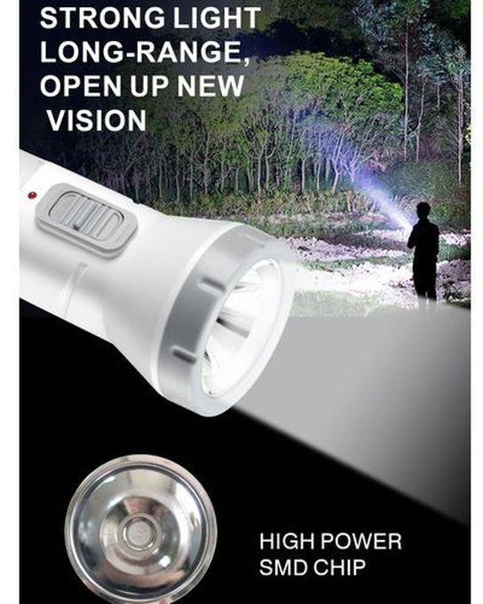 Lontor Rechargeable Torch Light With Lamp