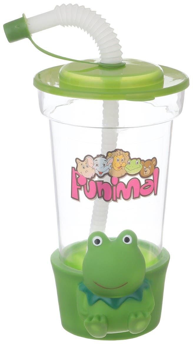 Get Danta Baby Cup with Straw, 400ml - Clear Dark Green with best offers | Raneen.com