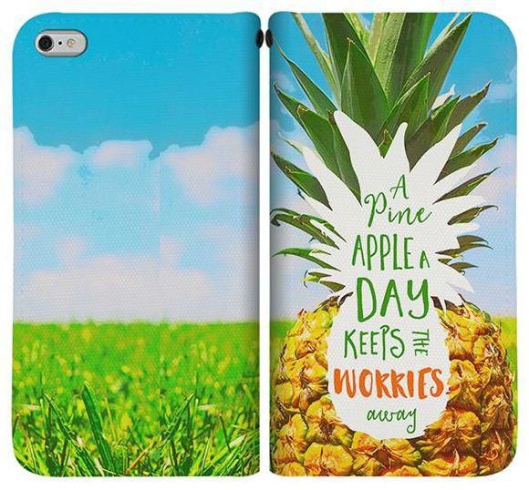 Stylizedd  Apple iPhone 6 / 6s Premium Flip case cover  - Pineapple a day