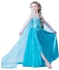 Blue Girl Kids Frozen Elsa Anna Costume Party Dress Lace Club Cosplay Fancy Dress Long