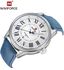 Men's Date Display Water Resistant PU Leather Analog Watch NF9126M