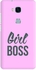 Stylizedd Huawei Honor 5X Slim Snap Case Cover Matte Finish - Girl Boss (Pink)