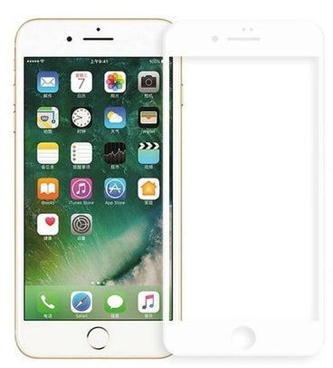 5D Tempered Glass for Apple iPhone 7 Full Screen Protector | White Frame