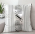 Pillow Generic White (with Silver Print) Throw Pillow Case/Cover (18” X 18”)