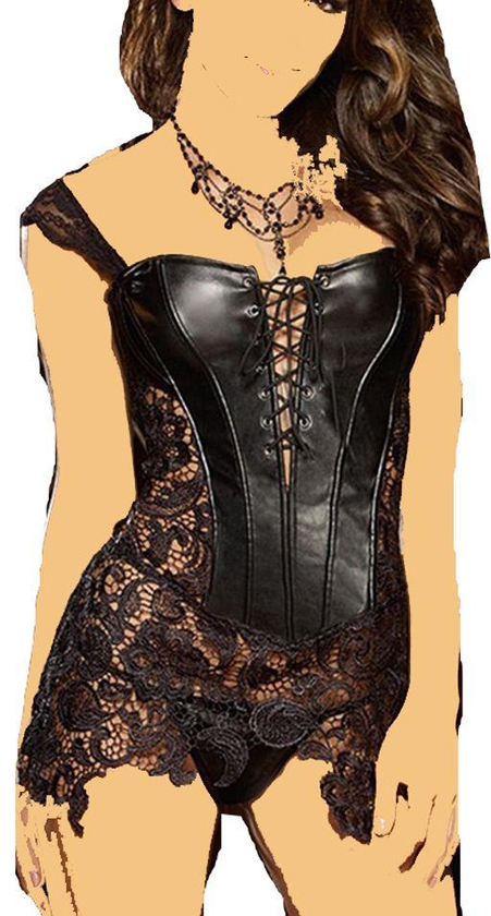 Corsets Characteristic Of The Skin And Lace Embroidered To Sculpt The Waist And Chest Model No. 312