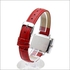 Casio Women's Red Dial Leather Band Watch [LTP-1332L-4ADF]