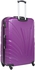 Senator Hard Case Medium Luggage Trolley Suitcase for Unisex ABS Lightweight Travel Bag with 4 Spinner Wheels KH115 Purple