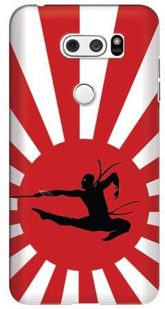 Polycarbonate Slim Snap Case Cover Matte Finish For LG V30 Son of Ninja