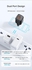 Mcdodo 33W GaN Fast Charger Type C PD Quick Charge 4.0 QC3.0 EU Plug 2 Ports USB Portable Charger For IPhone 13 12 11 Pro Max