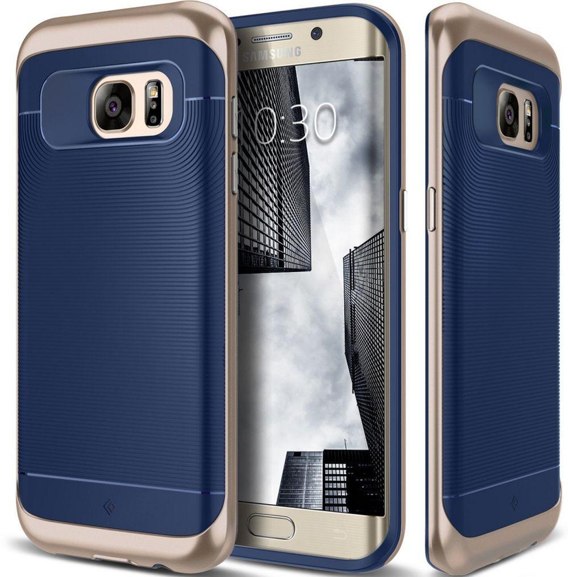 Caseology Samsung Galaxy S7 Edge case Wavelength Navy Blue