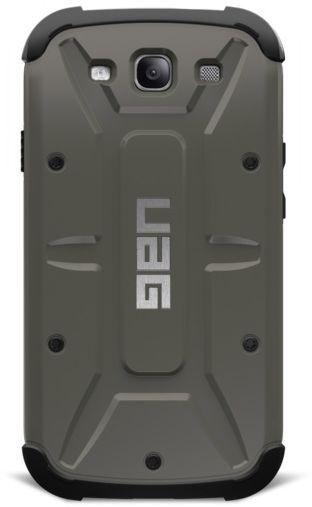 MEMORiX UAG Shock Proof Composite Case for Samsung Galaxy S3 i9300 With Screen Protector /Grey