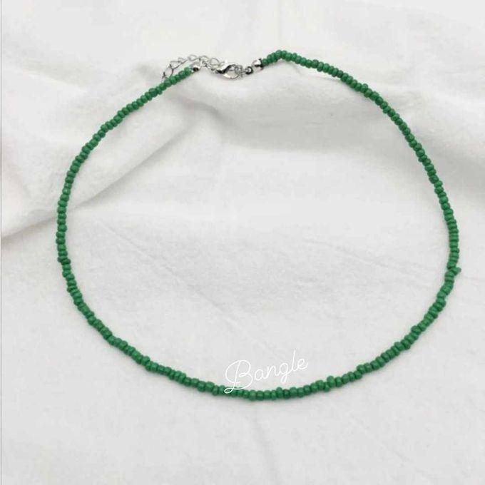 Fashion Choker Beads Necklace Green
