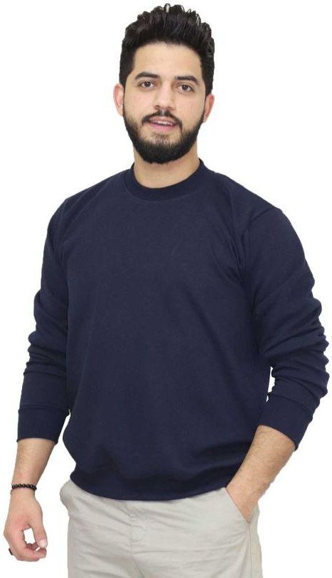 OneHand Basic Casual Sweatshirt Cotton - Blue