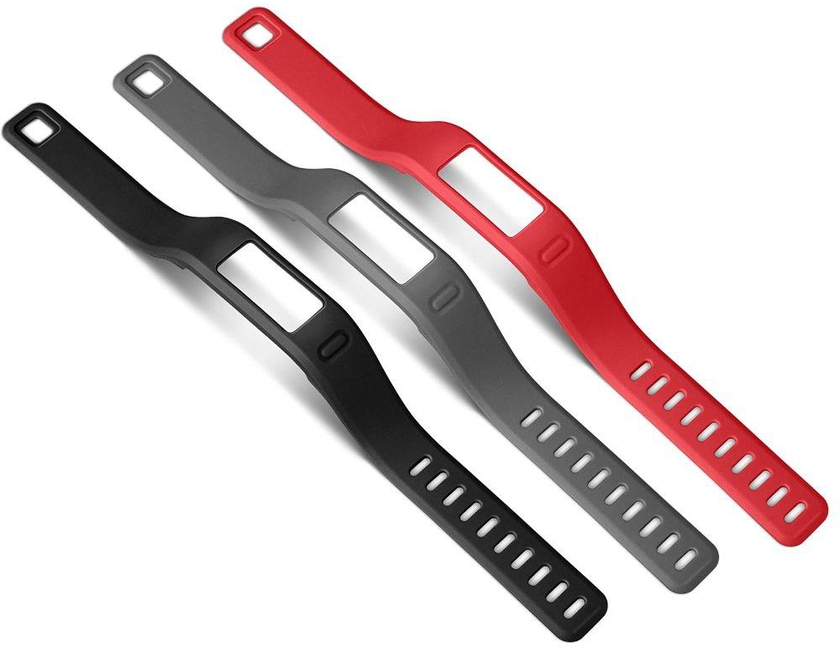 Garmin Vivofit Spare Wrist Strap Bands Large Black-Slate-Red
