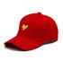 Women's Baseball Cap Heart Pattern Breathable Hat Accessory