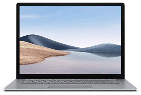Microsoft Surface Laptop 4 [5IM-00037], Touchscreen Laptop, 15” PixelSense Display, Intel Core i7-1185G7 processor, 16GB RAM, 512GB SSD, Intel Iris Xe Graphics, Win10, Platinum Color, Eng-Arb KB