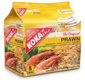 Koka Instant Noodles Prawn Flavour 5 x 85g