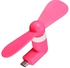 Portable Mini USB Mobile Fan for Android Devices, pink