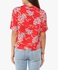 Red Tropical Print Shirt